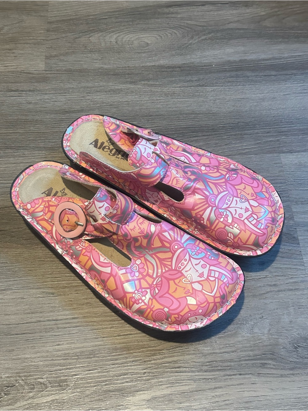 Alegria Donna Clogs Vibrant "Friends Pink" Size 37 ( US 7-7.5)